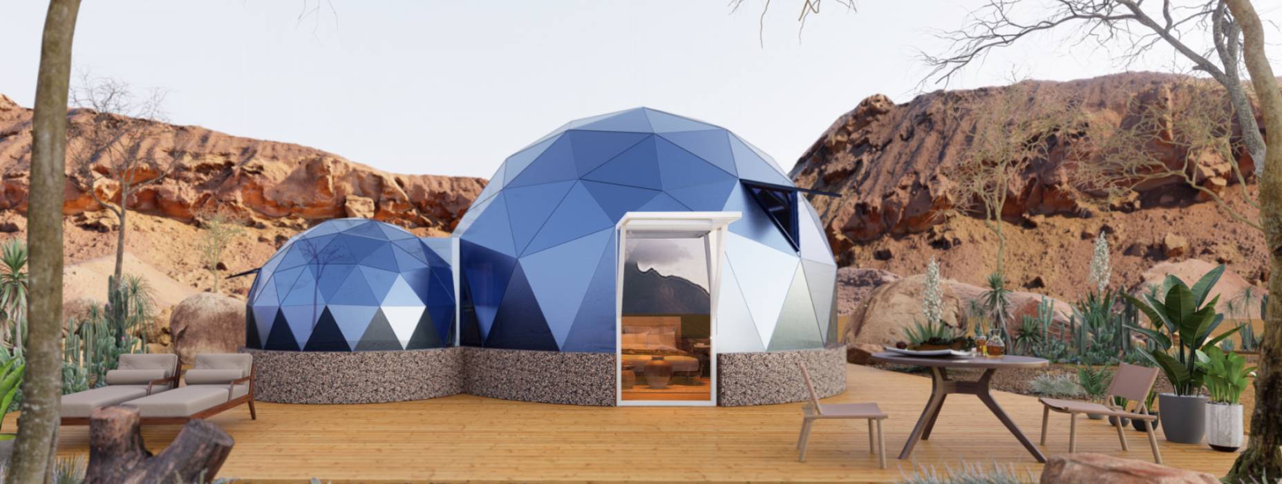 双桥区球形智能光伏玻璃星空房